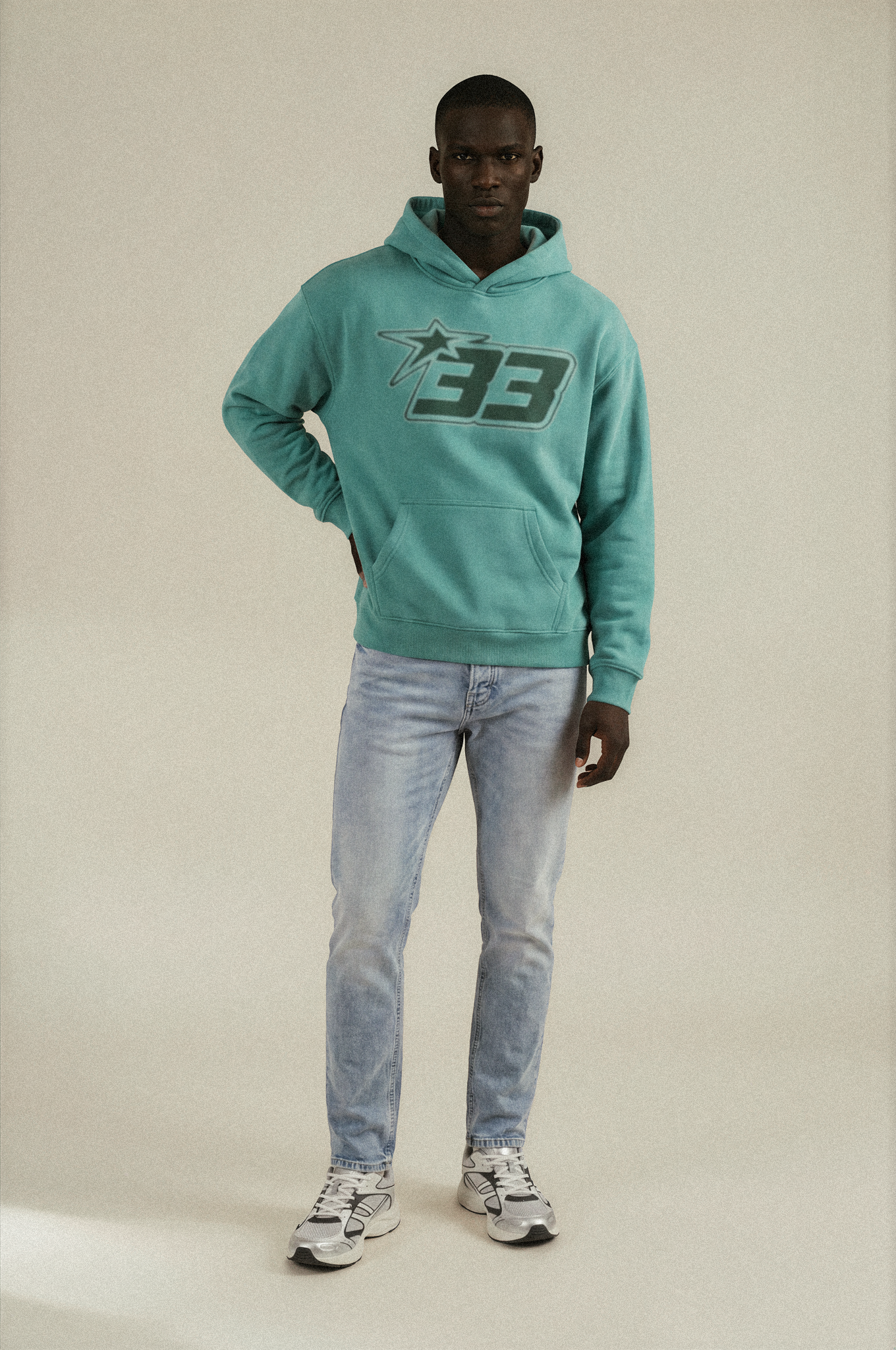 33 FLEECE OVERSIZED HOODIE