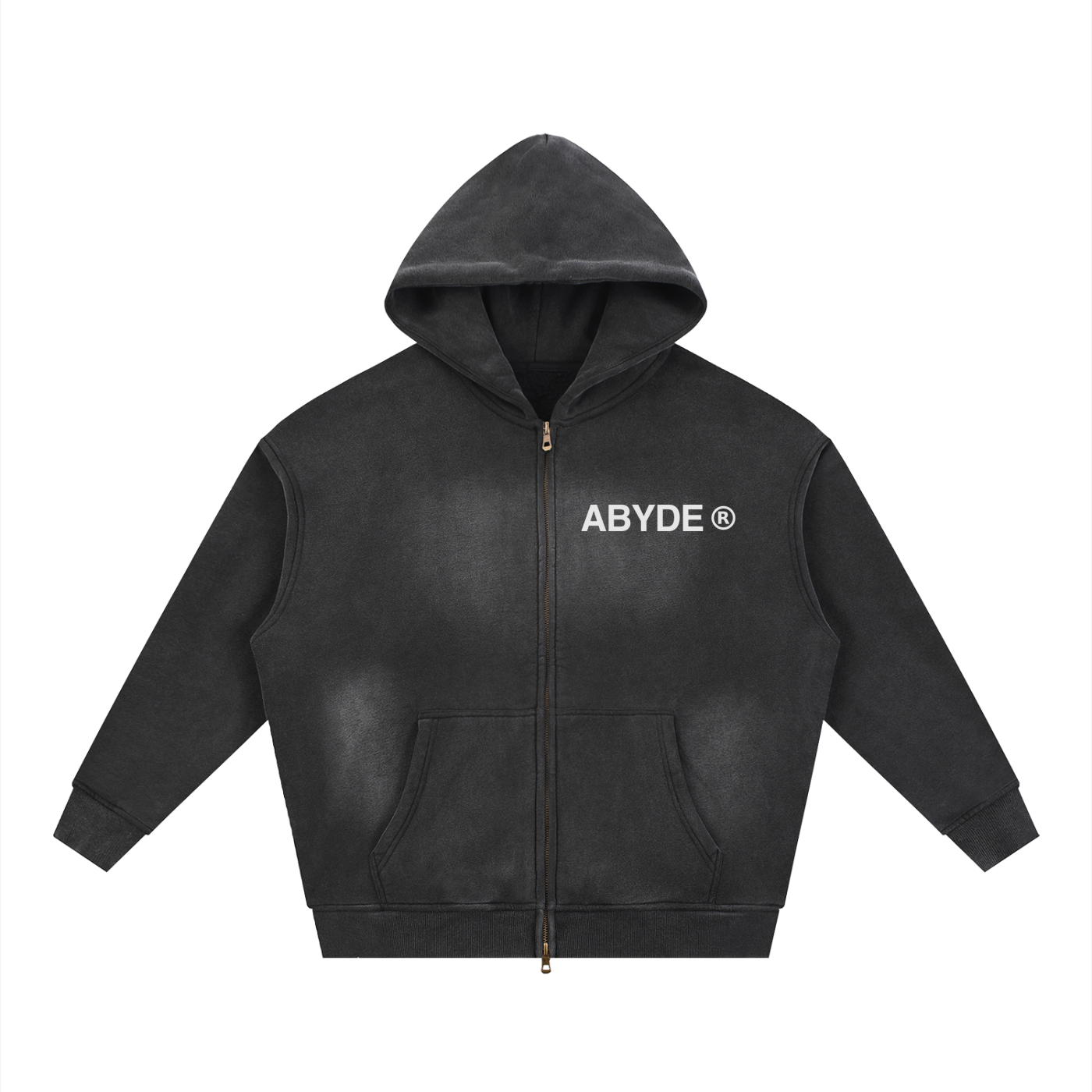 BLK CROSS HOODIE