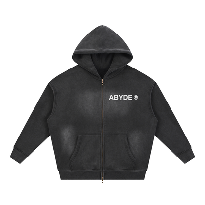 BLK CROSS HOODIE